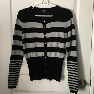 PREMISE STUDIO - Striped Knit Cardigan